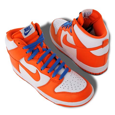 orange dunks high top